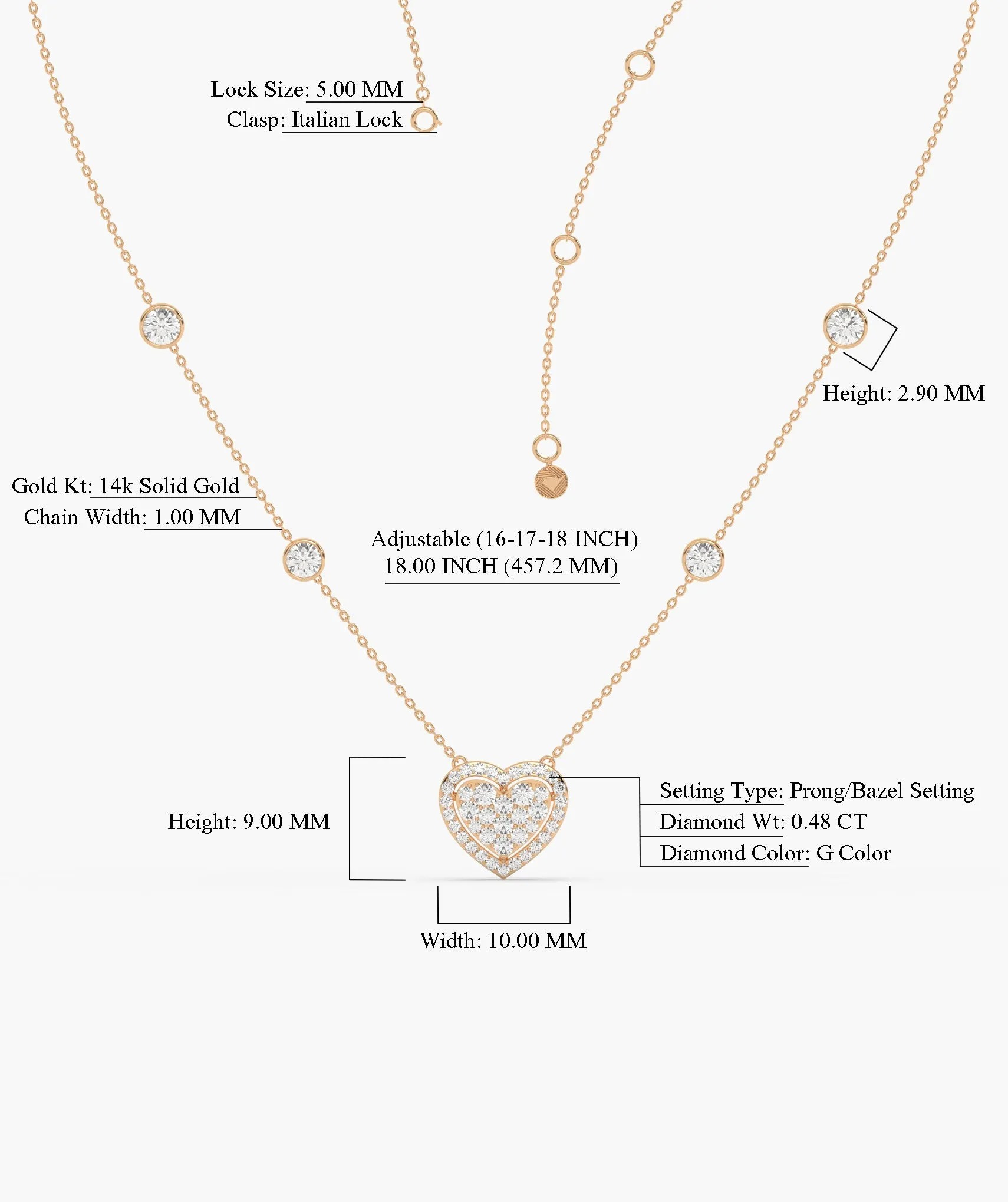 Eternal Love 14K Gold Necklace