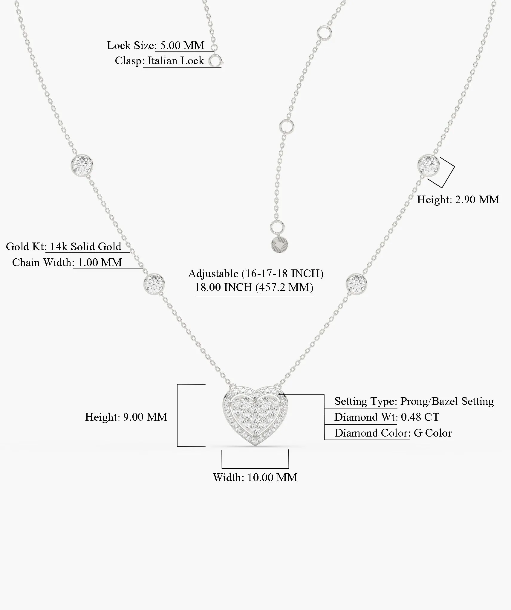 Eternal Love 14K Gold Necklace