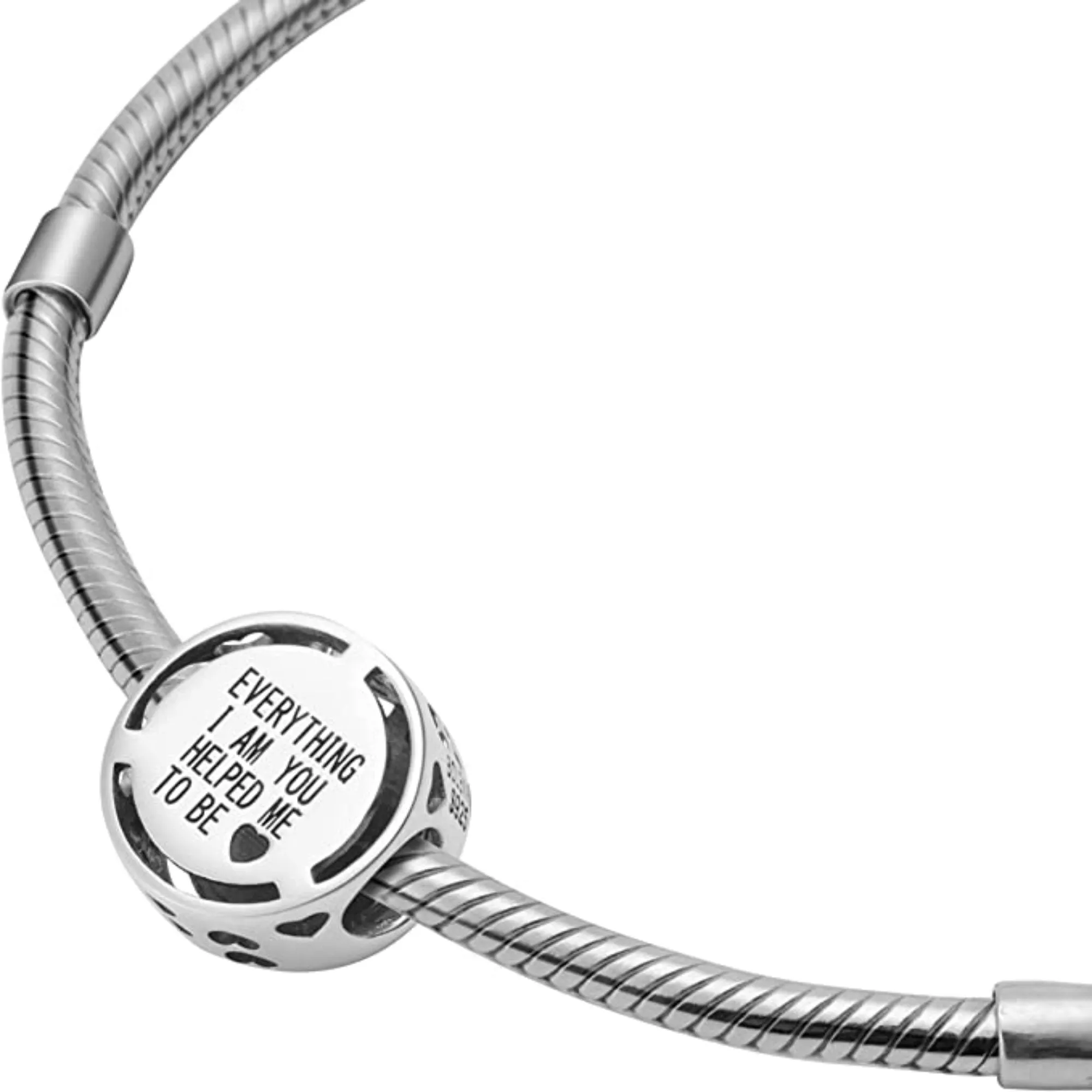 Everything I Am, You Helped Me To Be Bead Charm