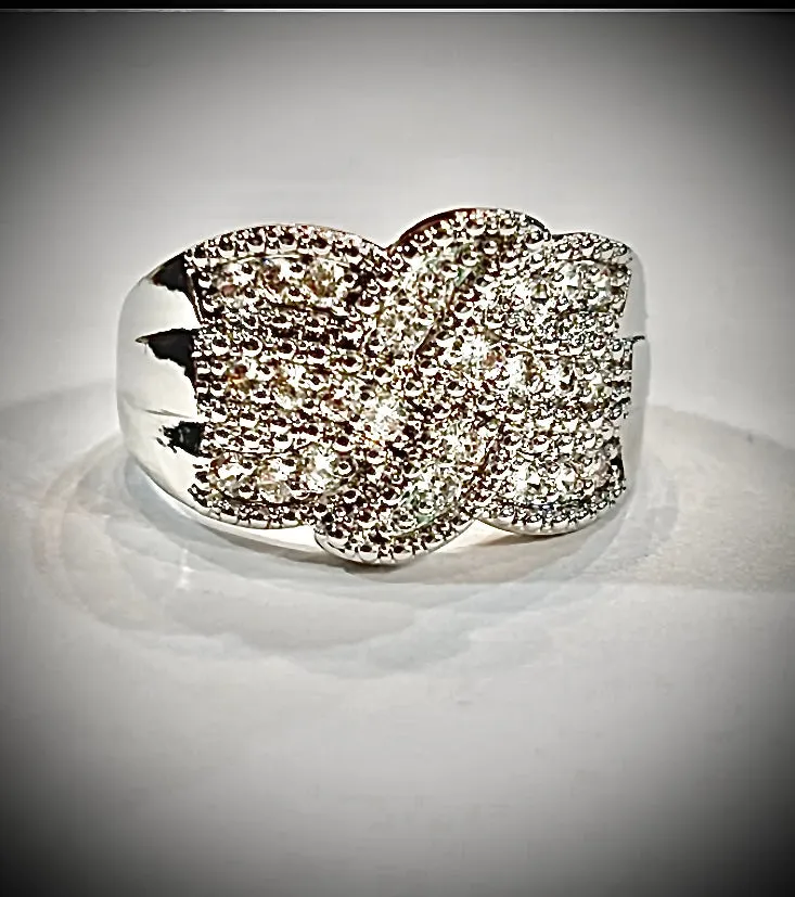 Faux Diamond Rings