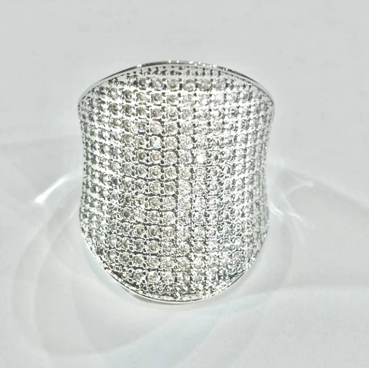 Faux Diamond Rings