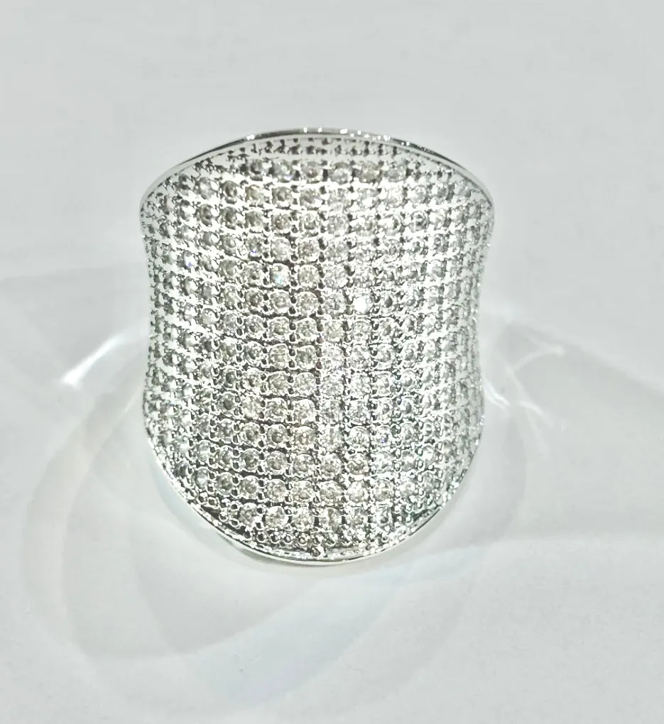 Faux Diamond Rings
