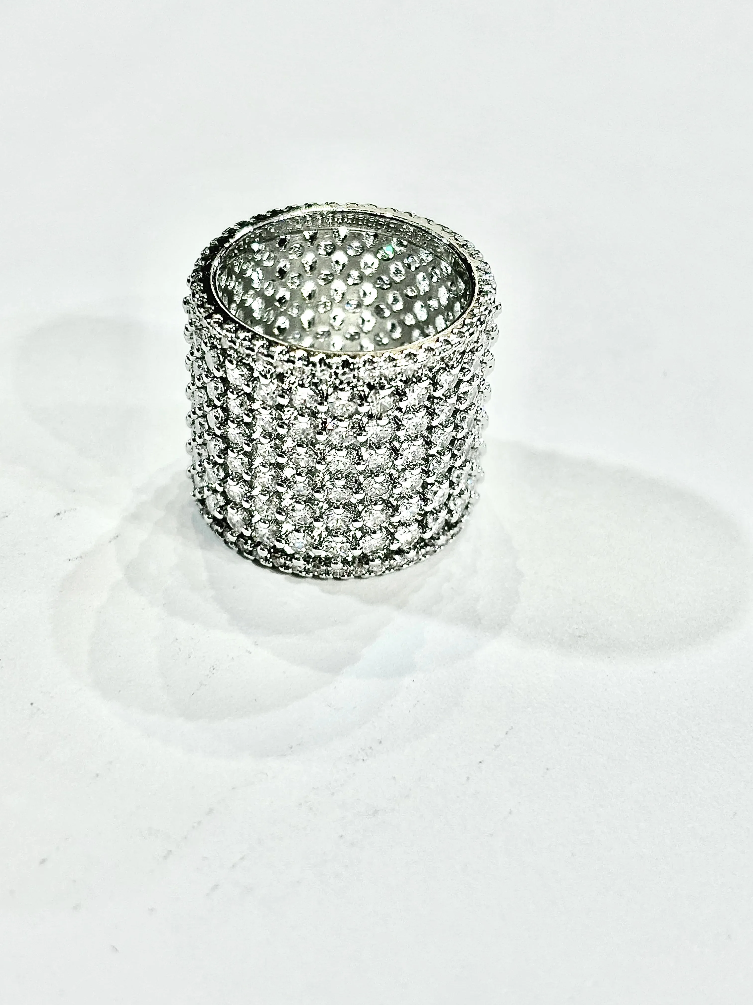 Faux Diamond Rings