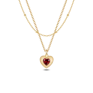 Flapper Girls Gemstone Stacked Necklaces