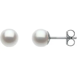 Freshwater Cultured Pearl Stud Earrings