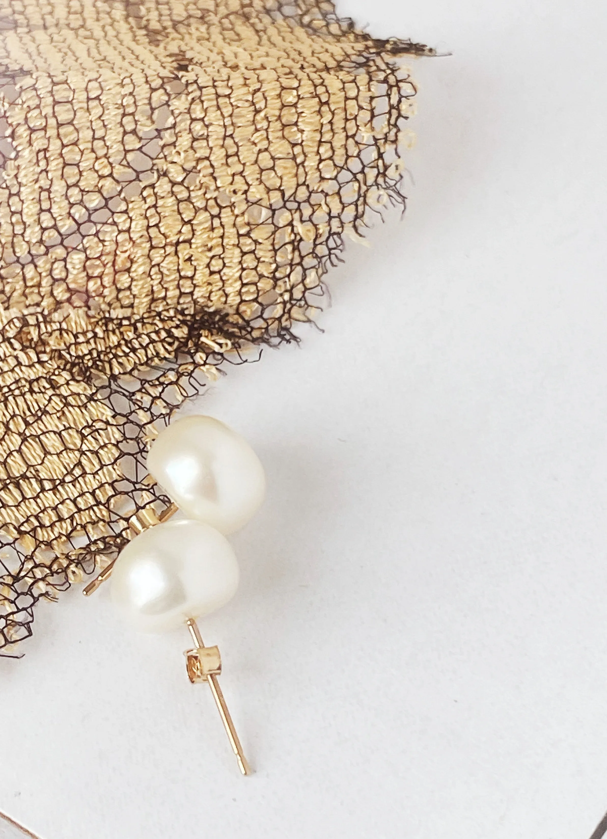 Freshwater Pearl Stud Earrings
