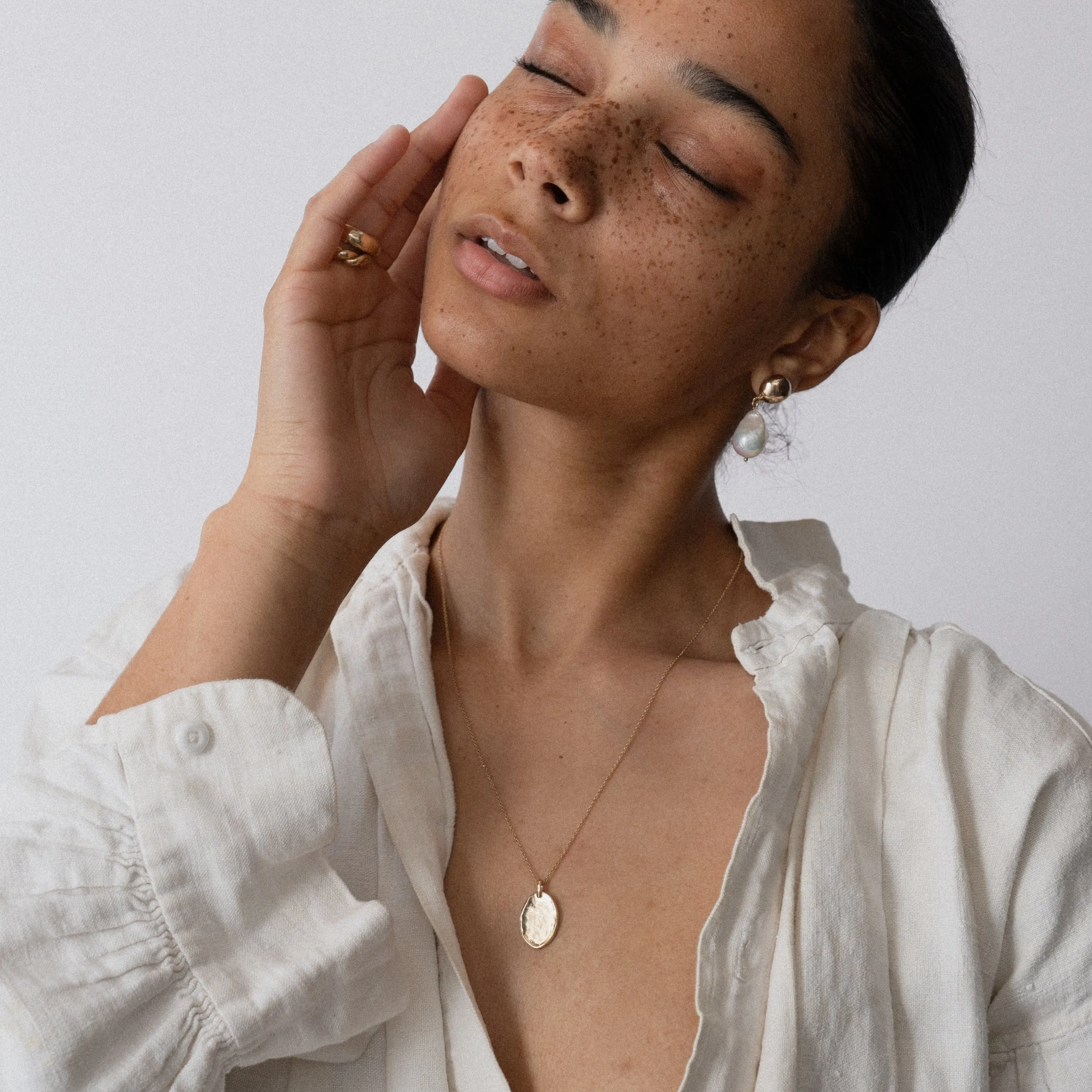 Frida Necklace | Bronze