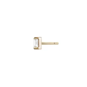 Gaia Stud | White Diamond