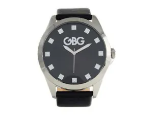 GBG Los Angeles Silver Tone/Black/Mens Silver Enterprise G79121G1 Men Watches