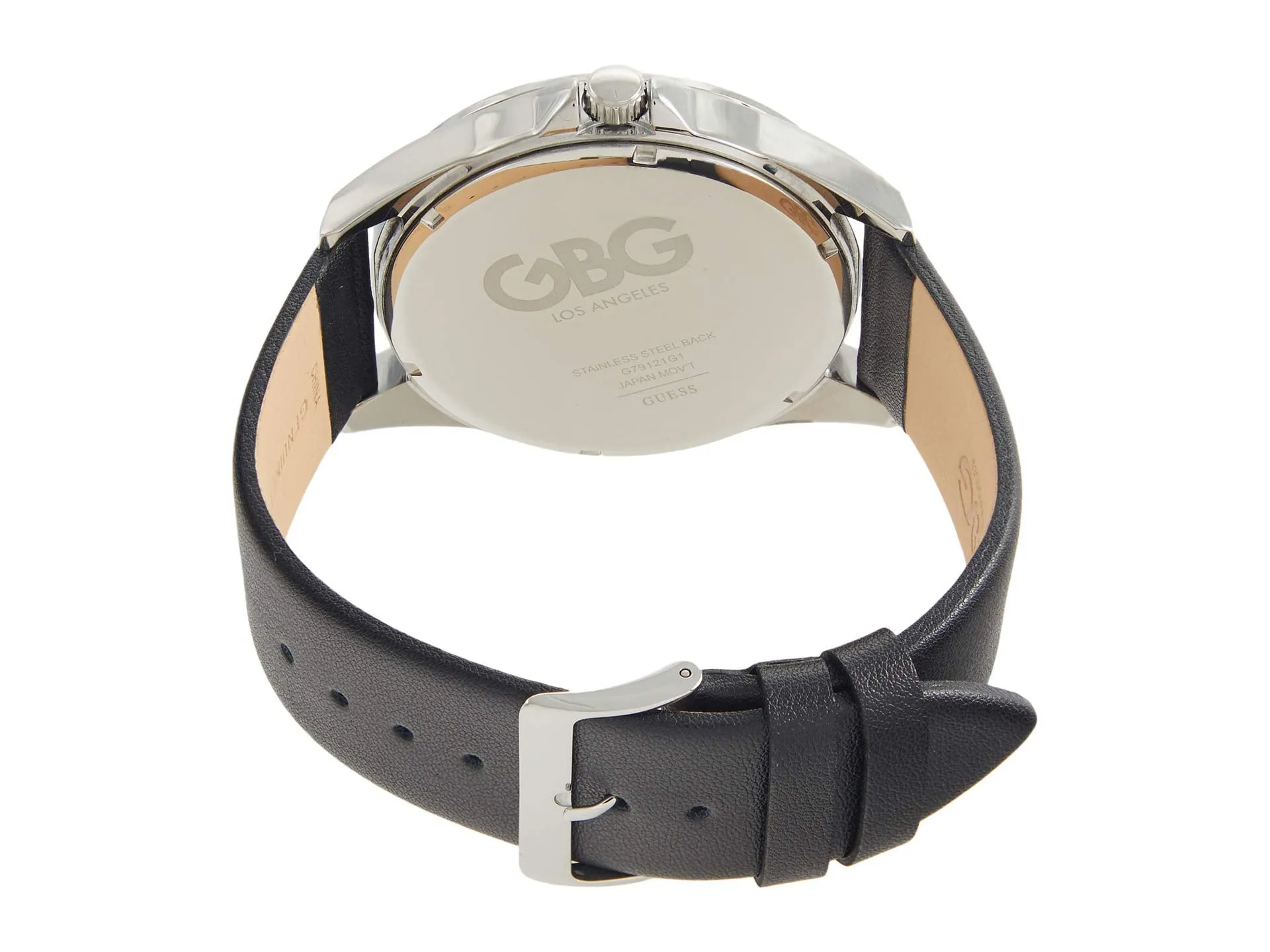GBG Los Angeles Silver Tone/Black/Mens Silver Enterprise G79121G1 Men Watches