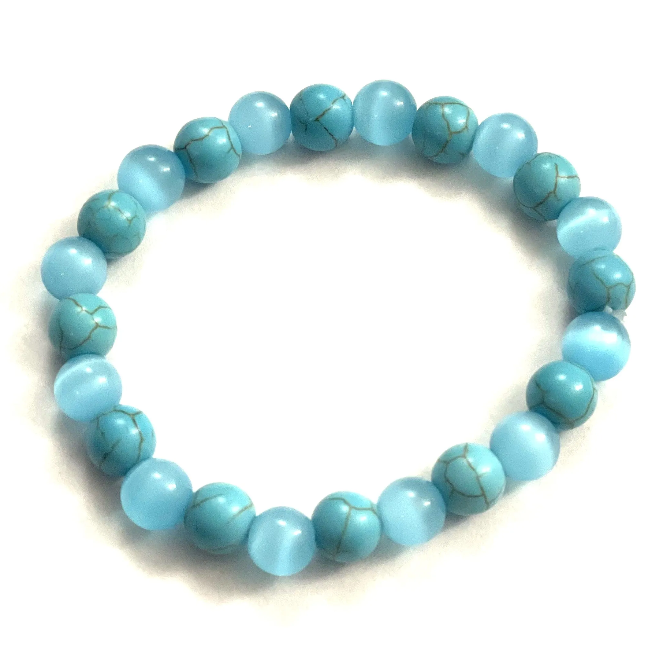 Gemstone & Cat Eye Bracelet