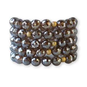 Gemstone Bracelet-Bronze Agate