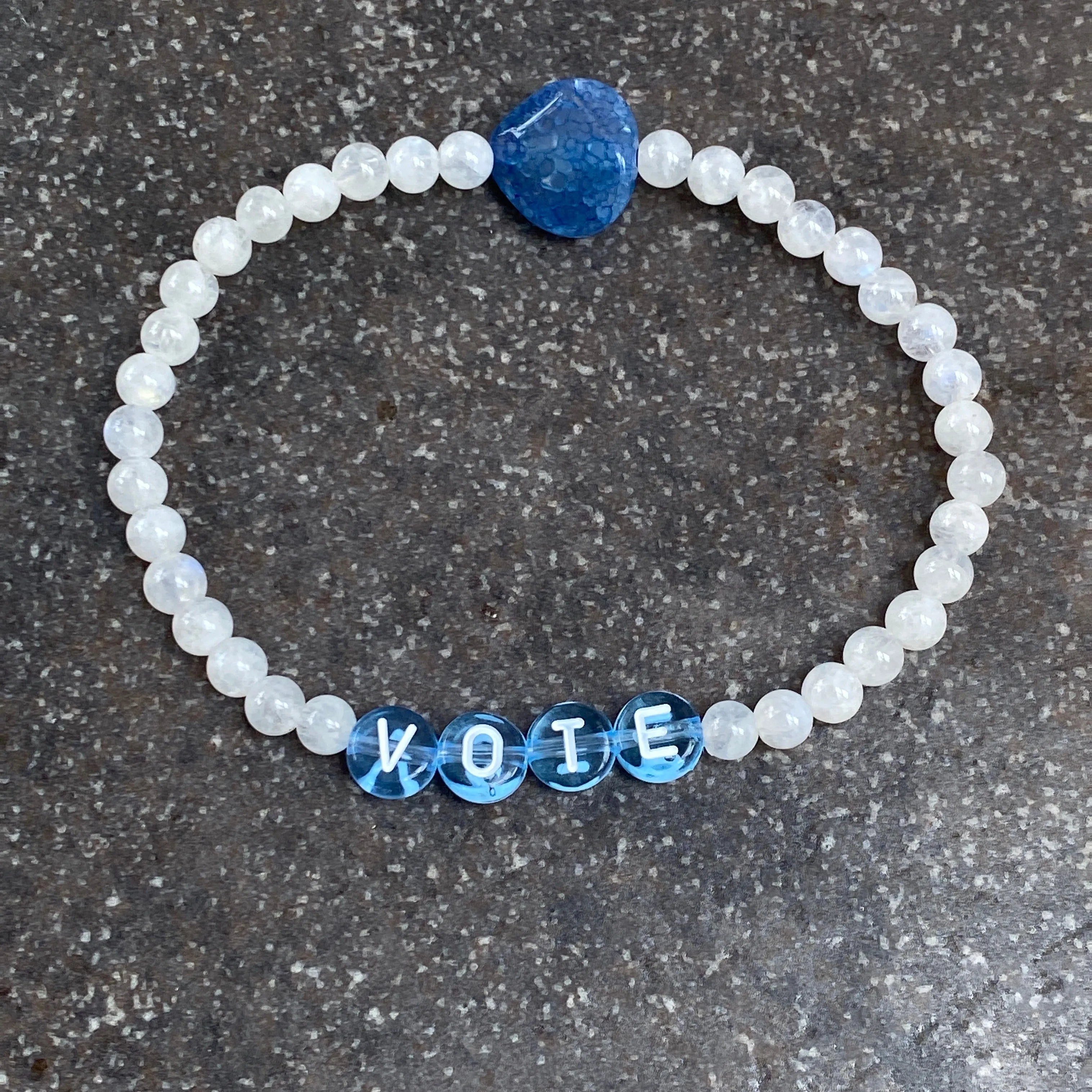 Genuine Gemstone VOTE bracelets