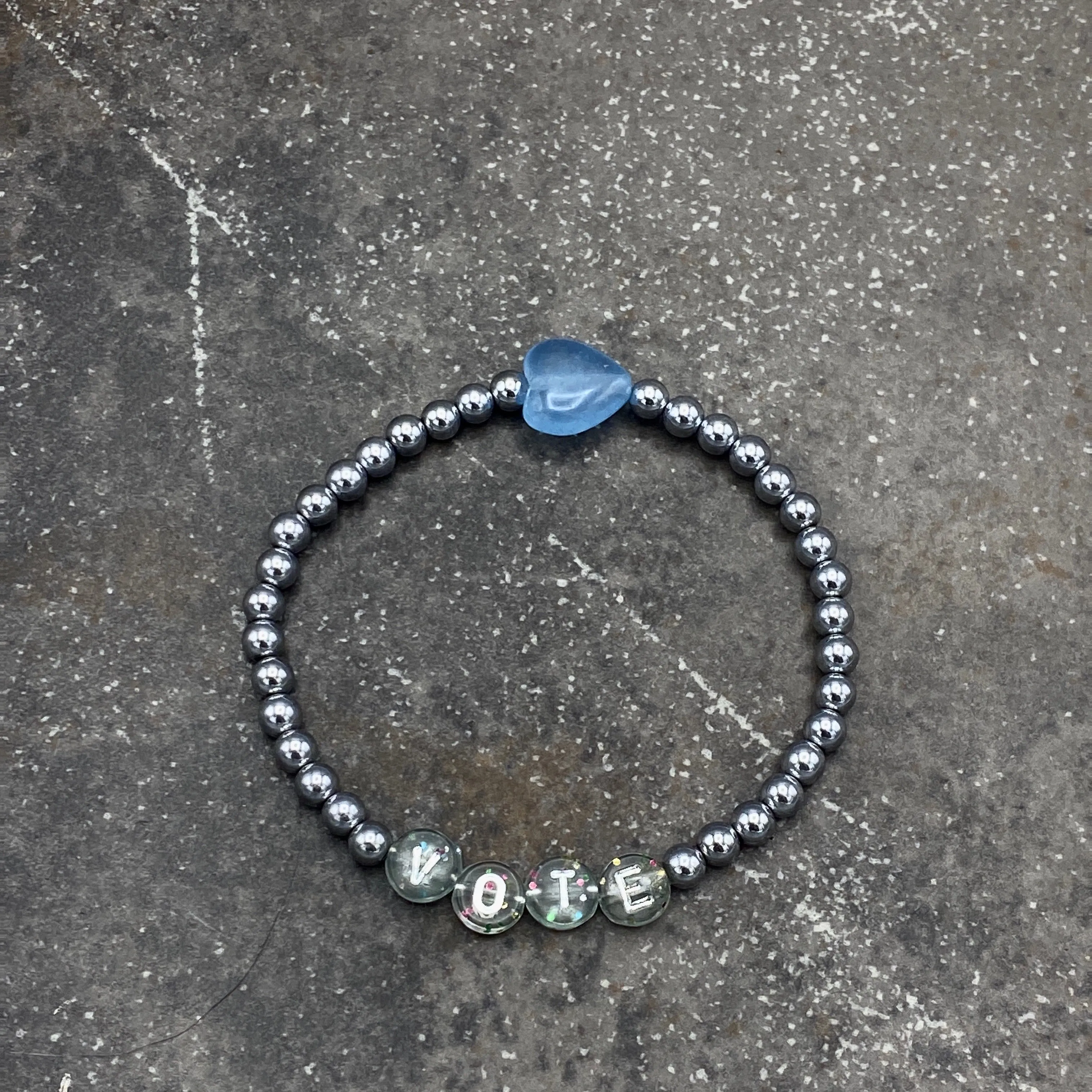 Genuine Gemstone VOTE bracelets