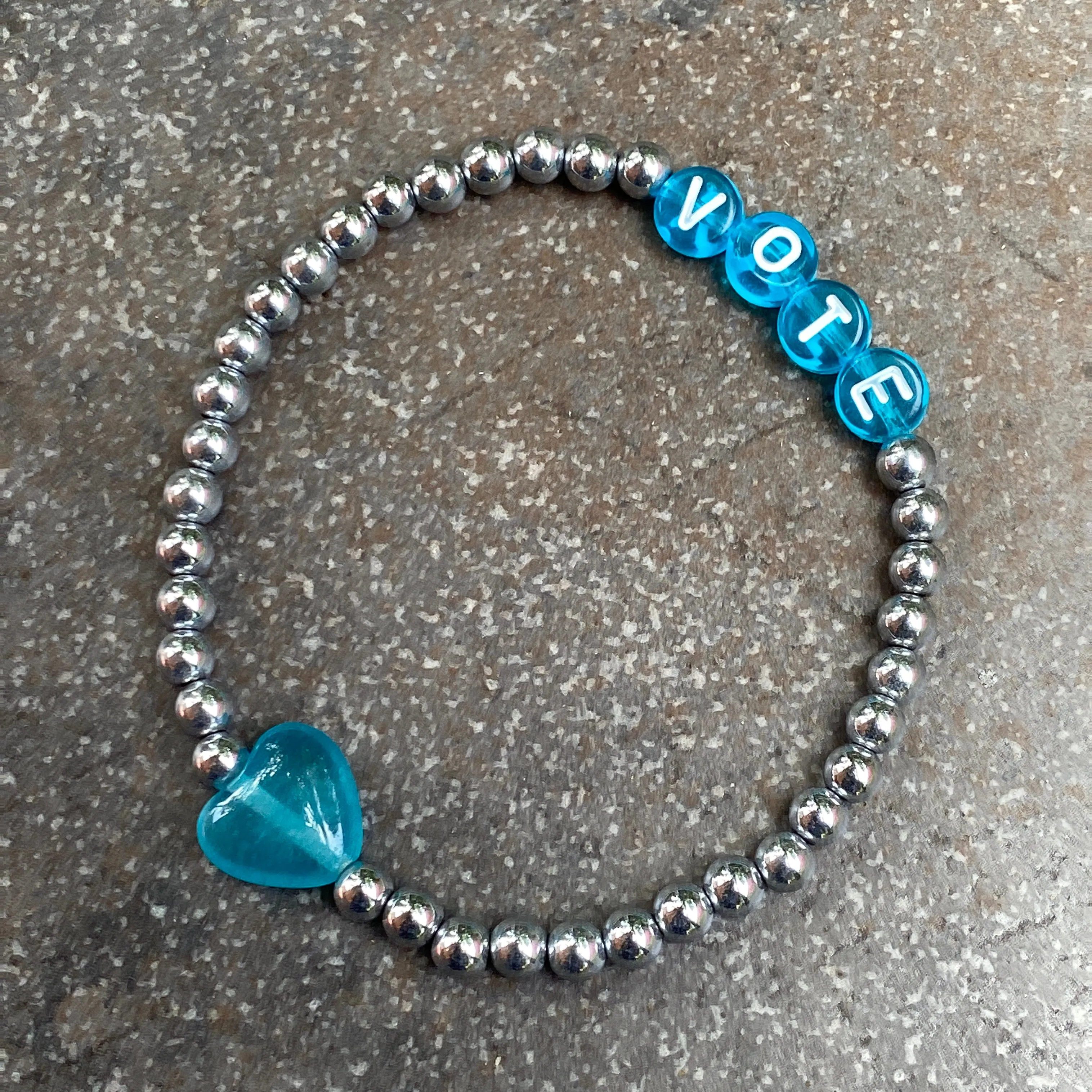 Genuine Gemstone VOTE bracelets