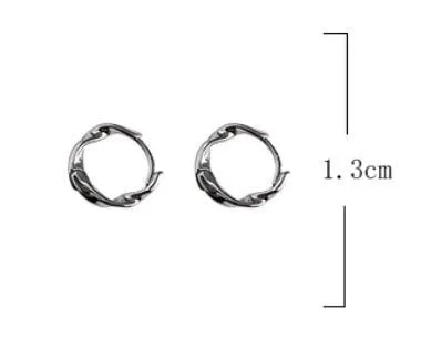 Geometric Irregular Twisted Earrings