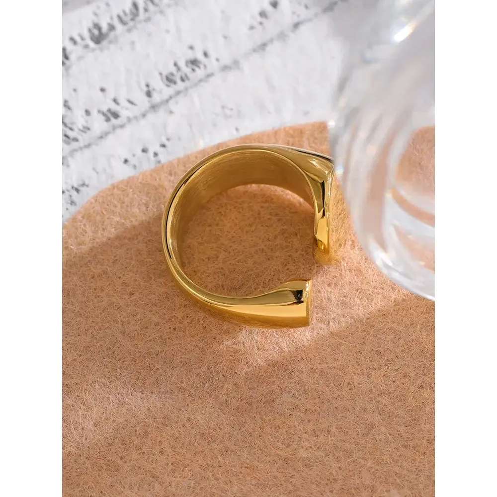 Geometric Metal Ring