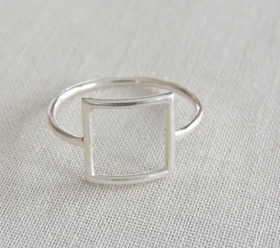 Geometric Open Square Ring