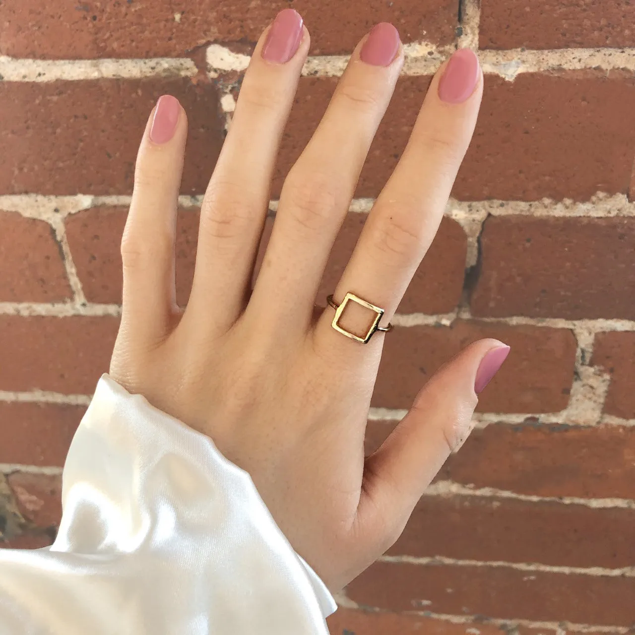 Geometric Open Square Ring