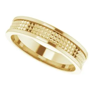 Geometric Pyramid Band 51825 - 5 mm