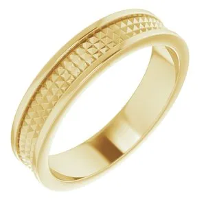 Geometric Pyramid Band 51825 - 5 mm