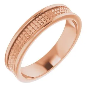 Geometric Pyramid Band 51825 - 5 mm