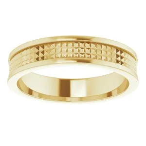 Geometric Pyramid Band 51825 - 5 mm