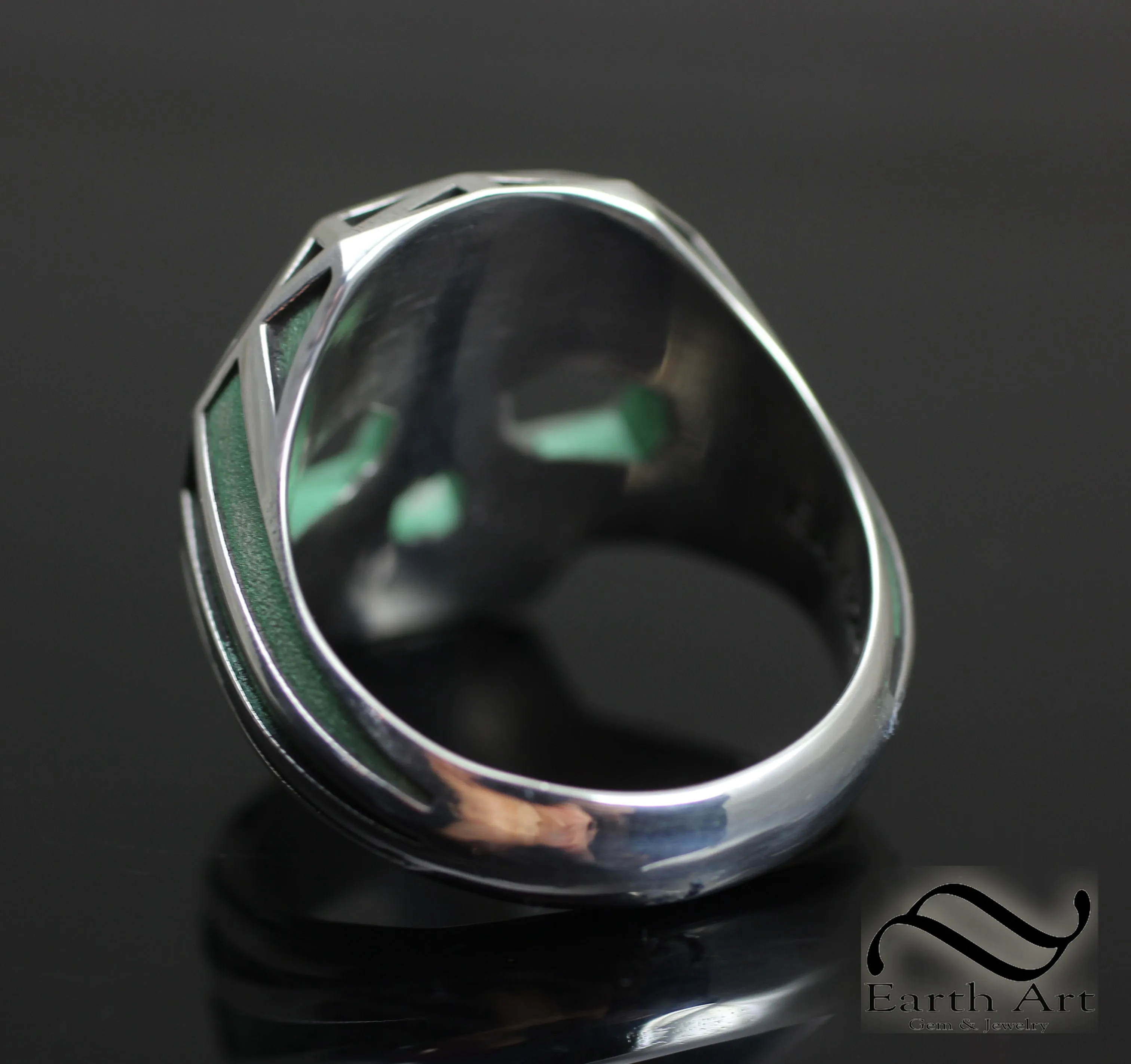 Geometric Skull ring with Ceramic Plating