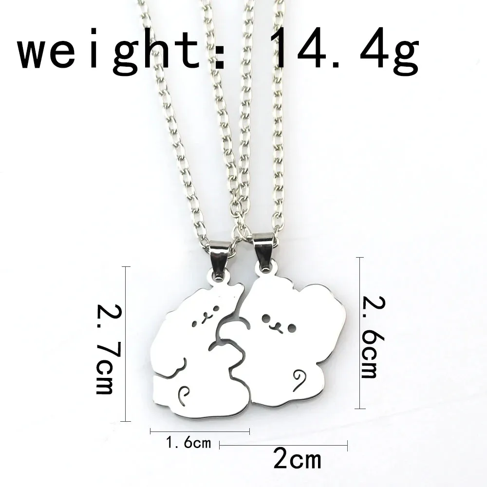 Ghost & Monster Couple Necklaces