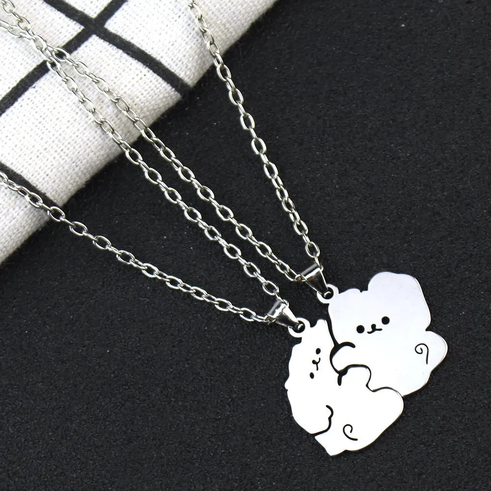 Ghost & Monster Couple Necklaces