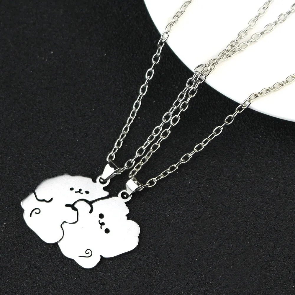 Ghost & Monster Couple Necklaces