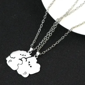 Ghost & Monster Couple Necklaces