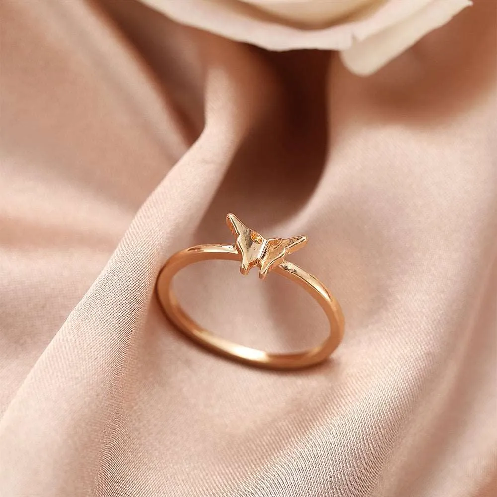 Gold Color Rings Set for Women Girls Punk Geometric Simple Finger Rings Trend Jewelry