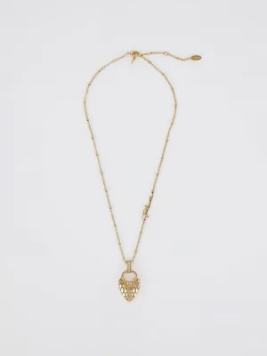 Gold Heart Pendant Necklace