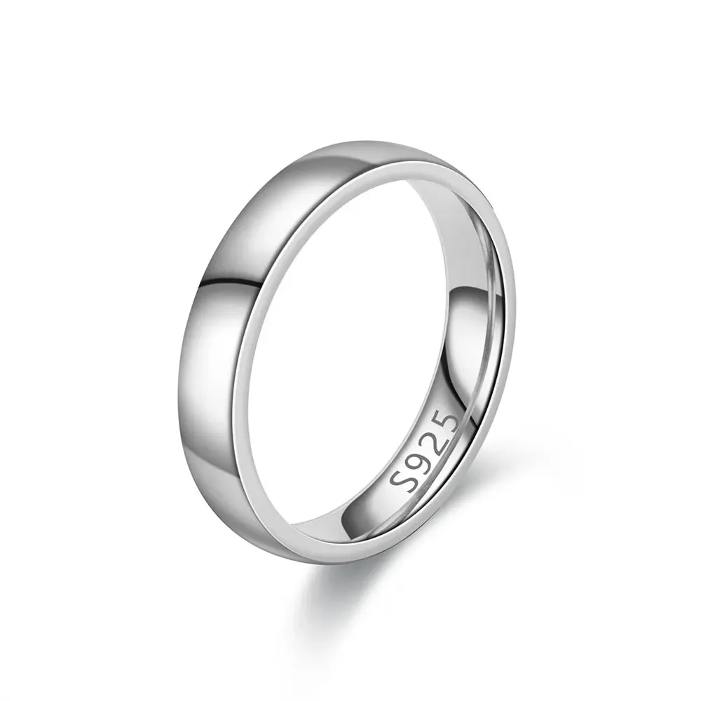 Gold Plated Ring Minimalist Couple's Wedding Engagement Ring Fashion Women's Simple Couple's Wedding Ring Gift for Her