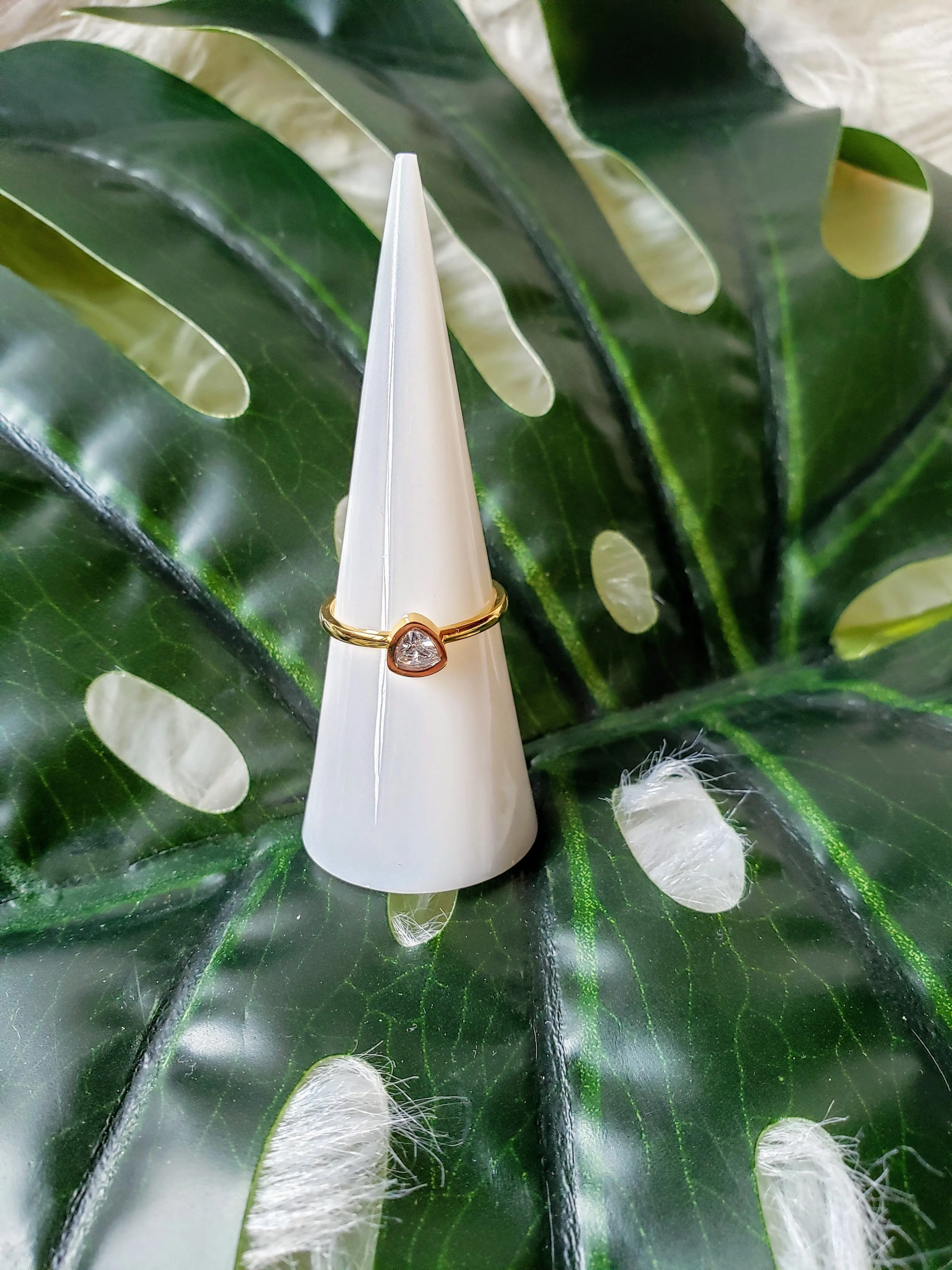 Gold Teardrop Ring