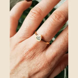 Gold Teardrop Ring