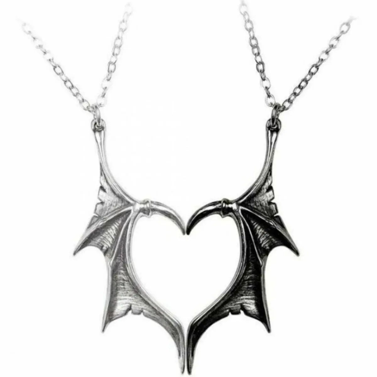Good Bad Heart Necklaces