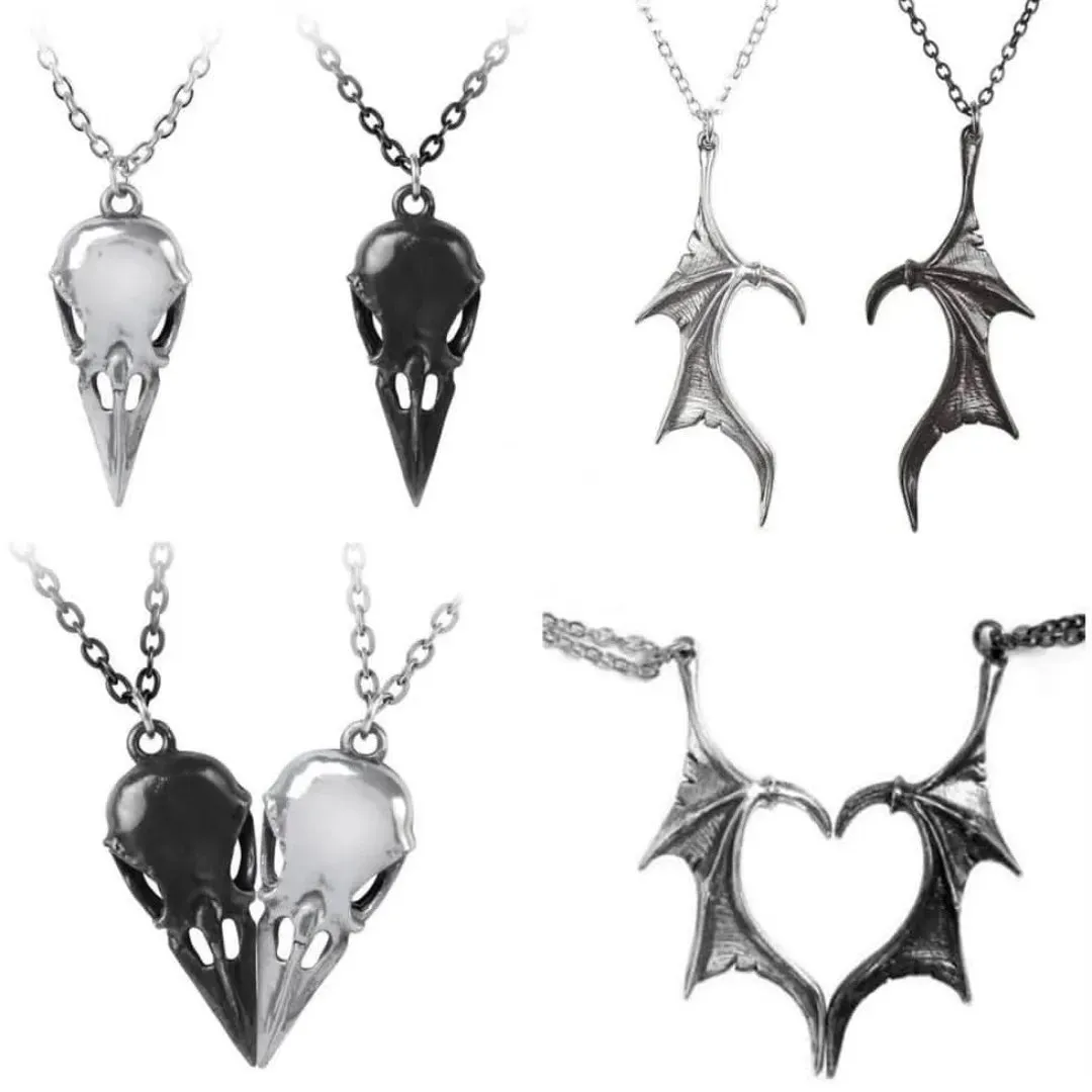 Good Bad Heart Necklaces