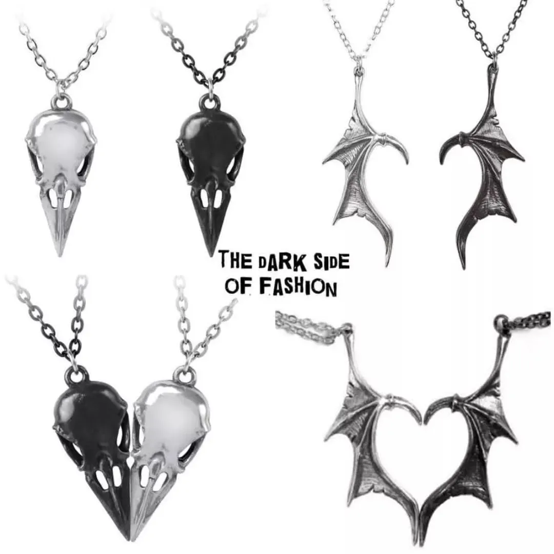 Good Bad Heart Necklaces