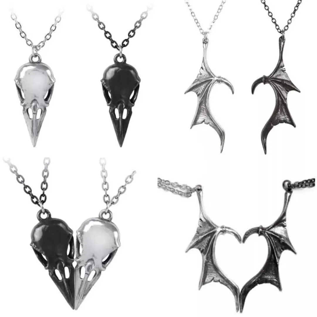 Good Bad Heart Necklaces
