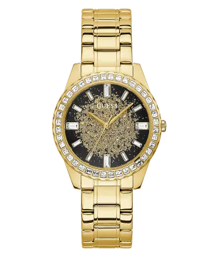 Guess Glitter Burst Gold Tone Women's Watch GW0405L2