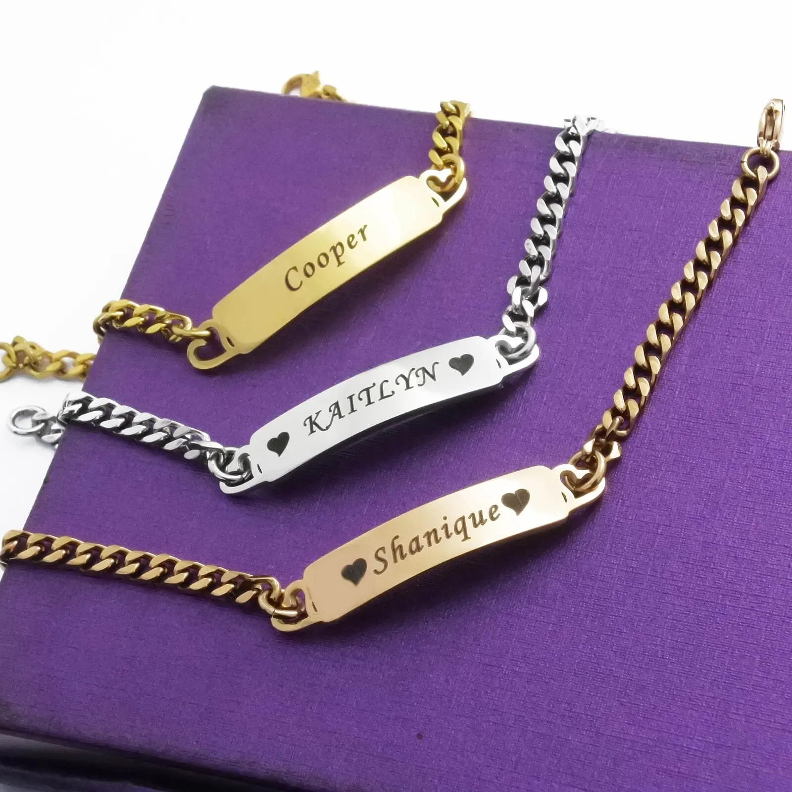 Heart Bar Bracelet