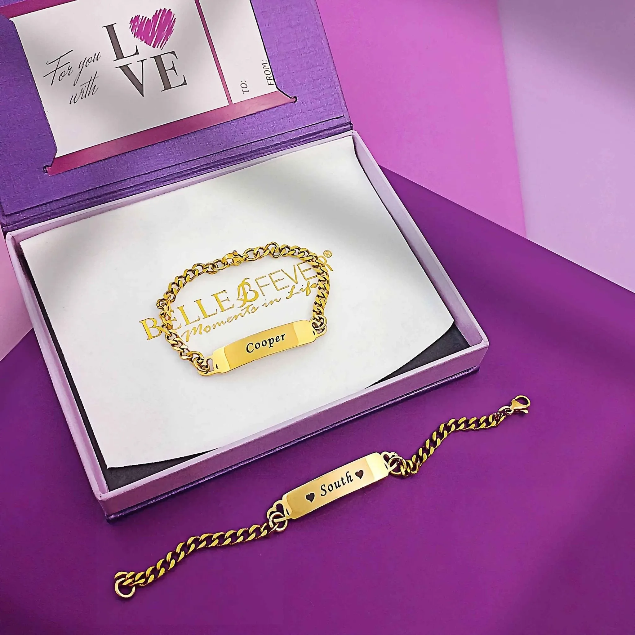 Heart Bar Bracelet