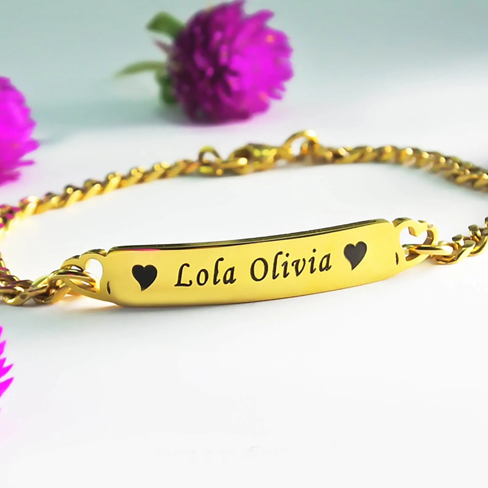 Heart Bar Bracelet