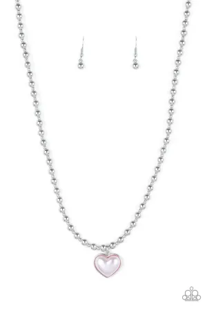 Heart Full of Fancy Pink Paparazzi Necklace