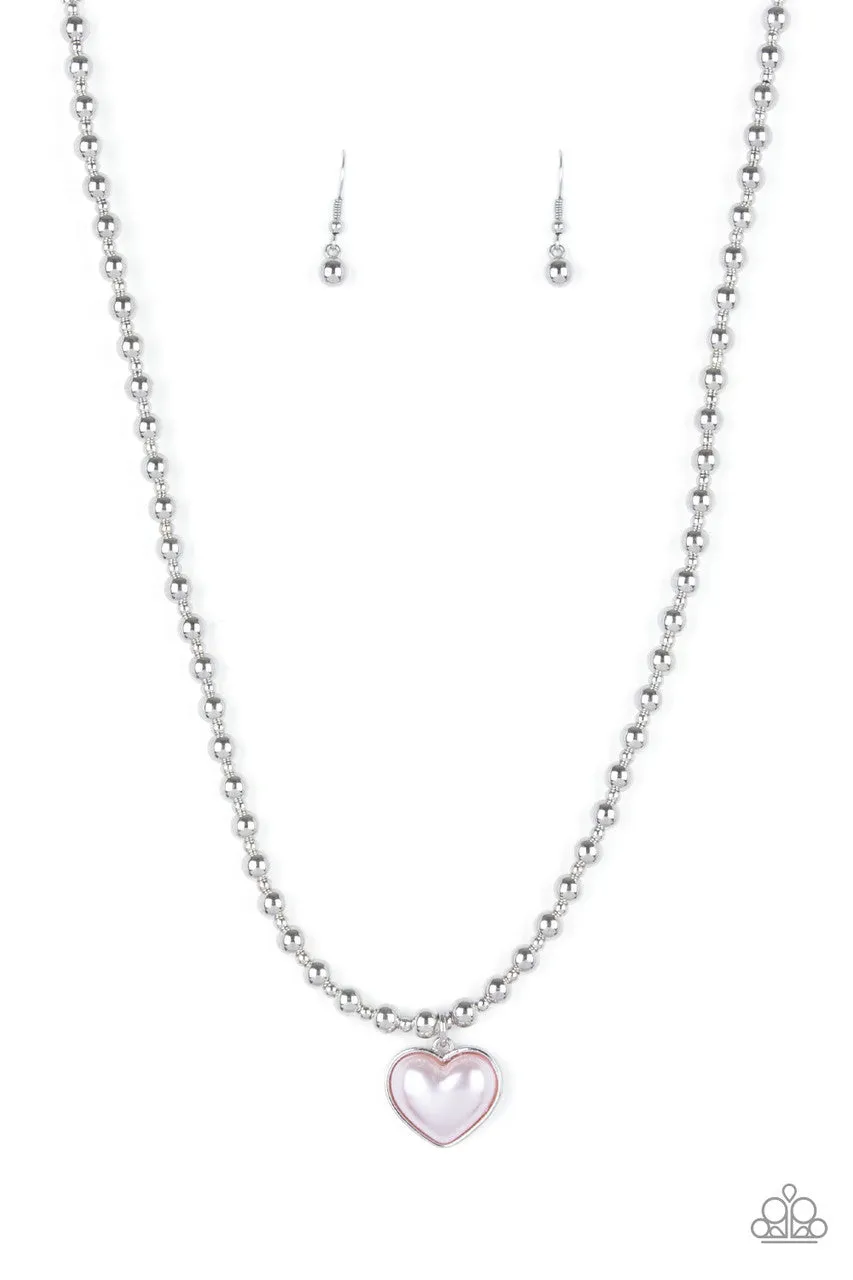 Heart Full of Fancy Pink Paparazzi Necklace