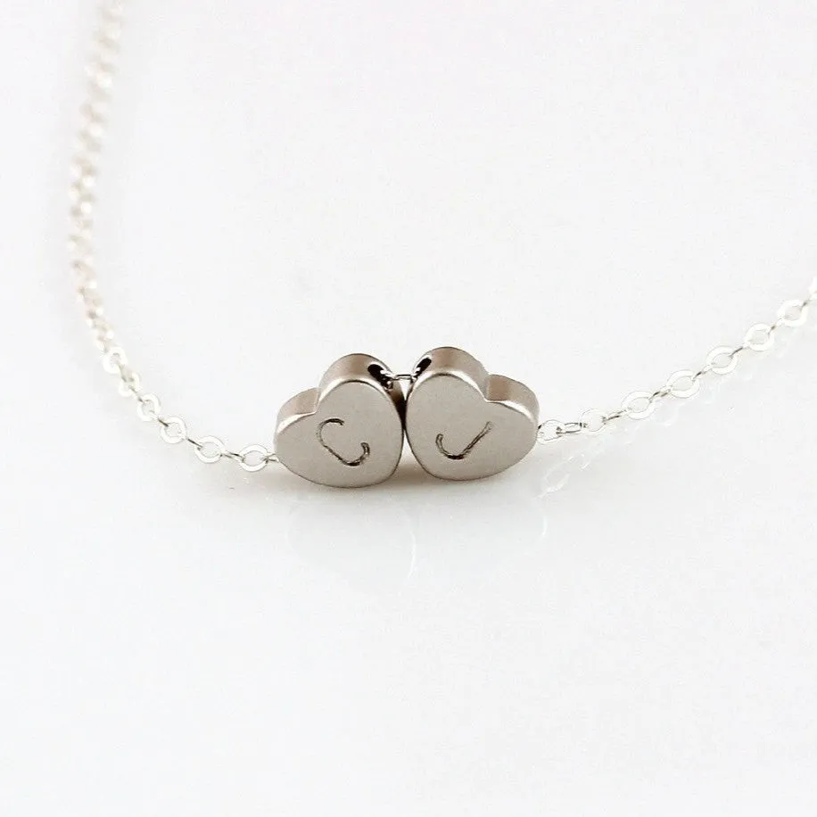 Heart Initial Necklace