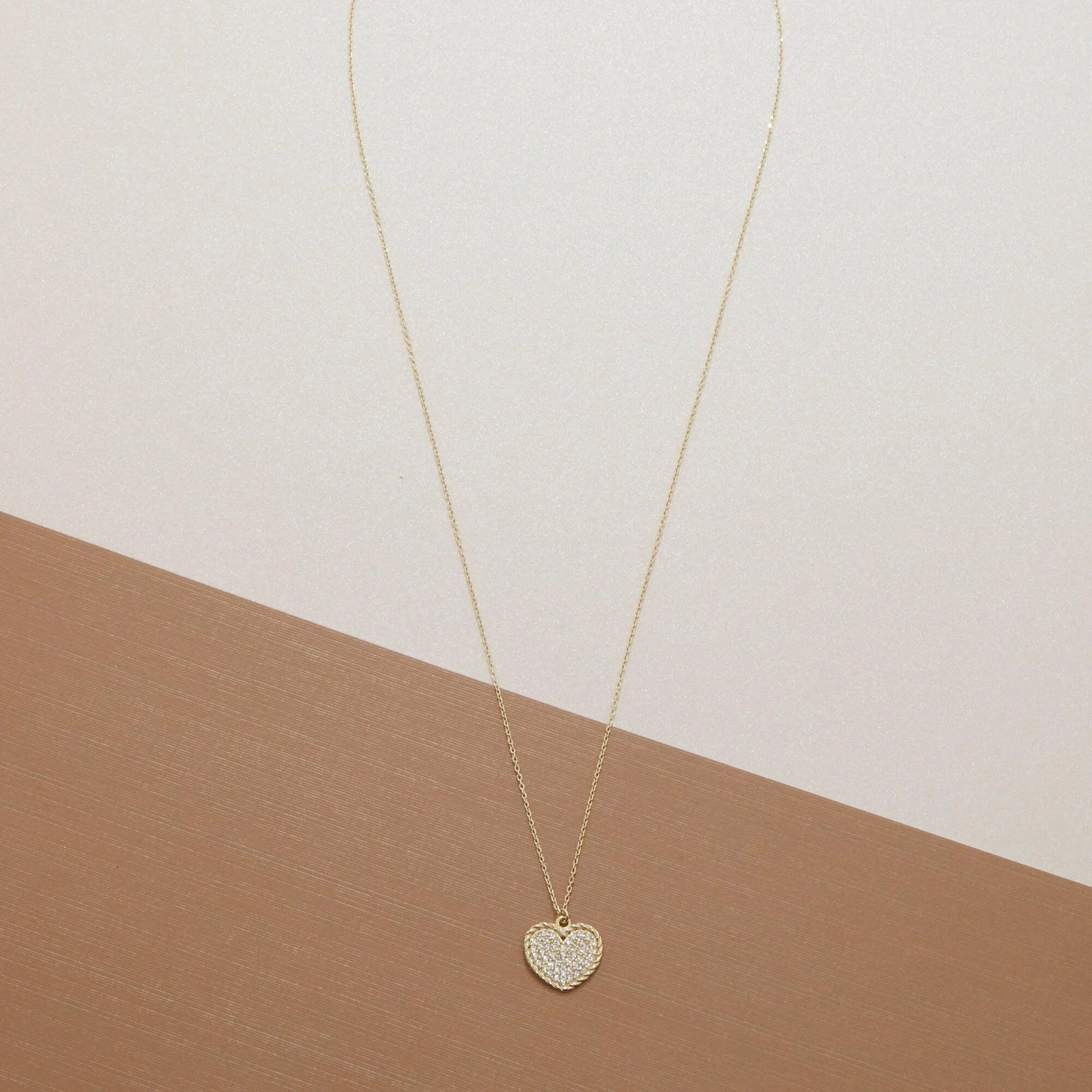 Heart Necklace - 18K Gold Vermeil