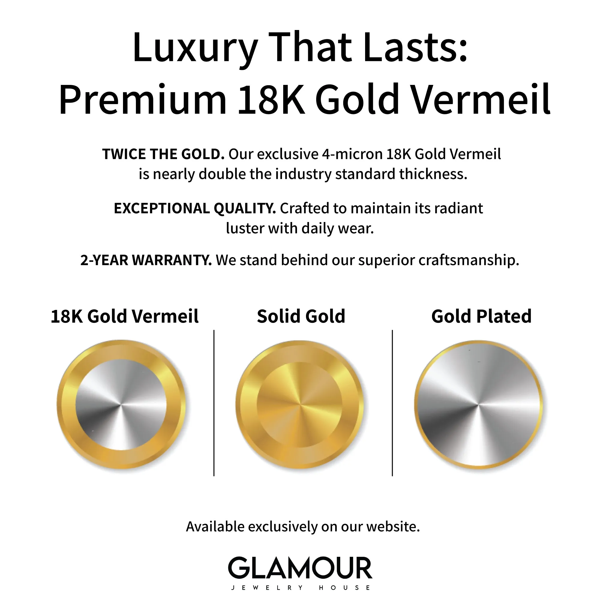Heart Necklace - 18K Gold Vermeil